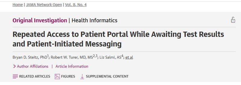 Test results notification preferences